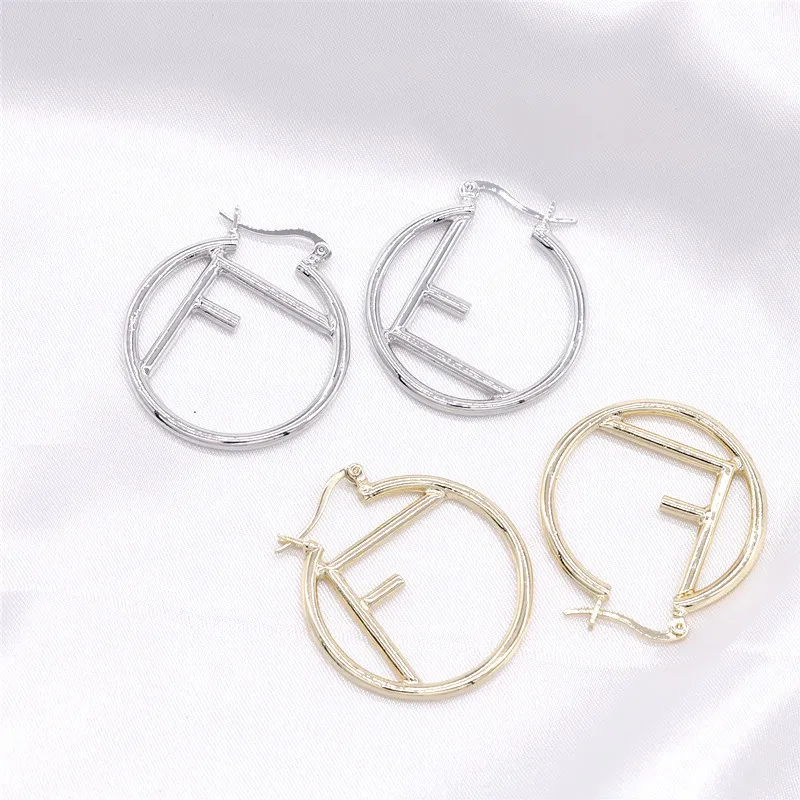 wholesale designer earrings famous brands name jewelry luxury hoop earrings for women