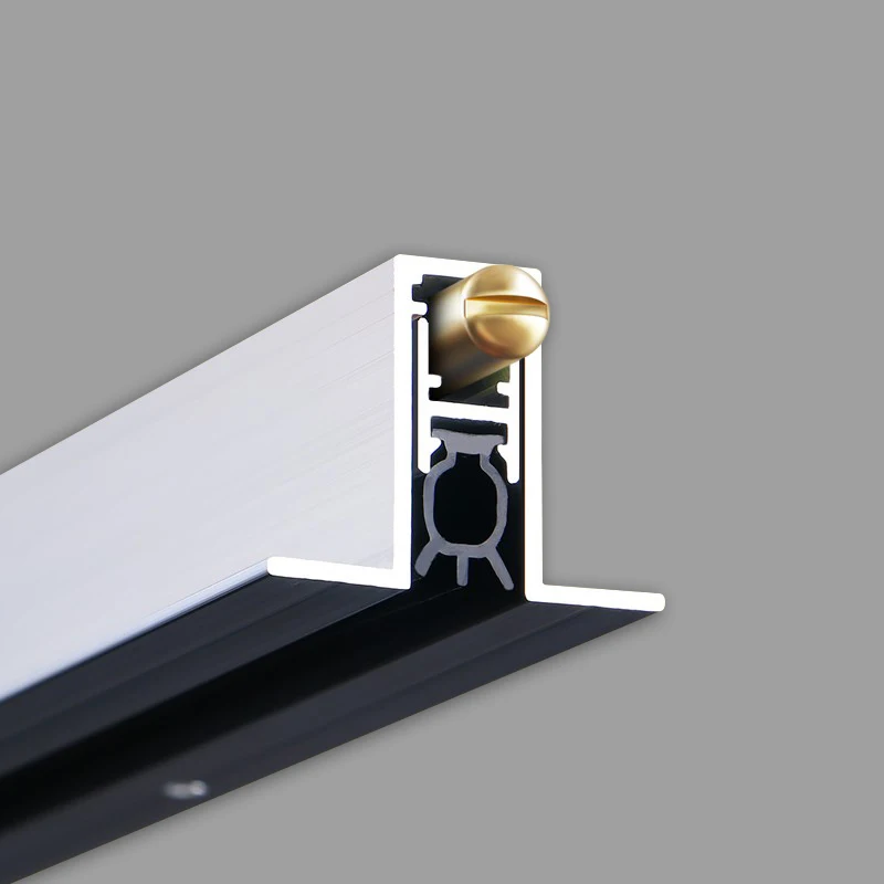 Wholesale best price Hidden door bottom seal automatic lift T-edge aluminum Seal Strip