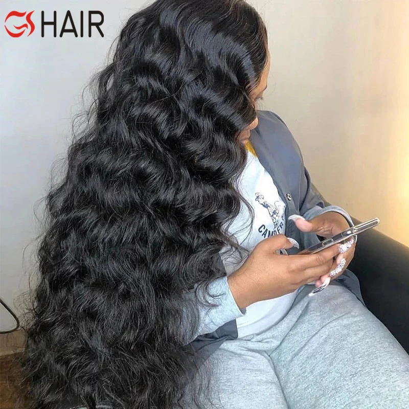 GS unprocessed human hair weave bundles free sample VIRGIN human hair extention hair bundles loose wave for black women
