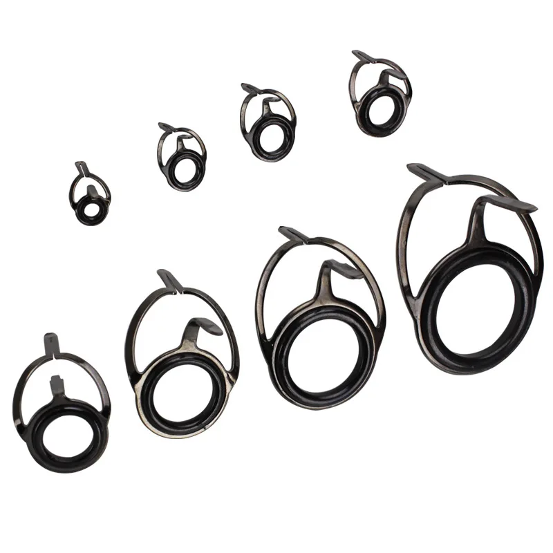 Jetshark 6#-30# All Kinds of Spinning and Casting Rods Ideal Ceramic Ringed Single Foot Fishing Rod Guide