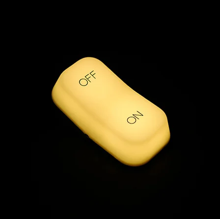 Smart Sensor Night Light On Off Button Shape Bedside Lamp with Good Decoration and Easy Operation Way