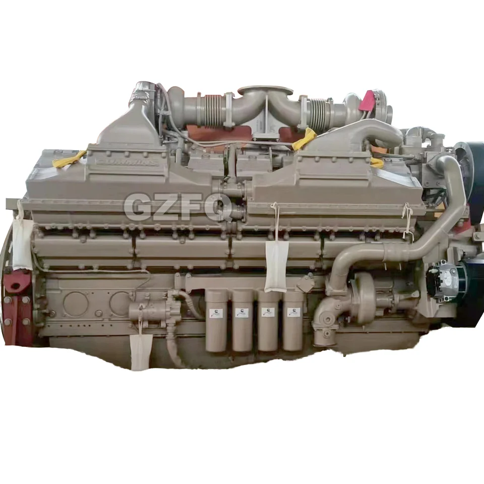Factory Priced Brand New CUMMINS QSK60 Diesel Motor Complete Engine Assembly for Machinery Repair Shops Serial Number 33197013
