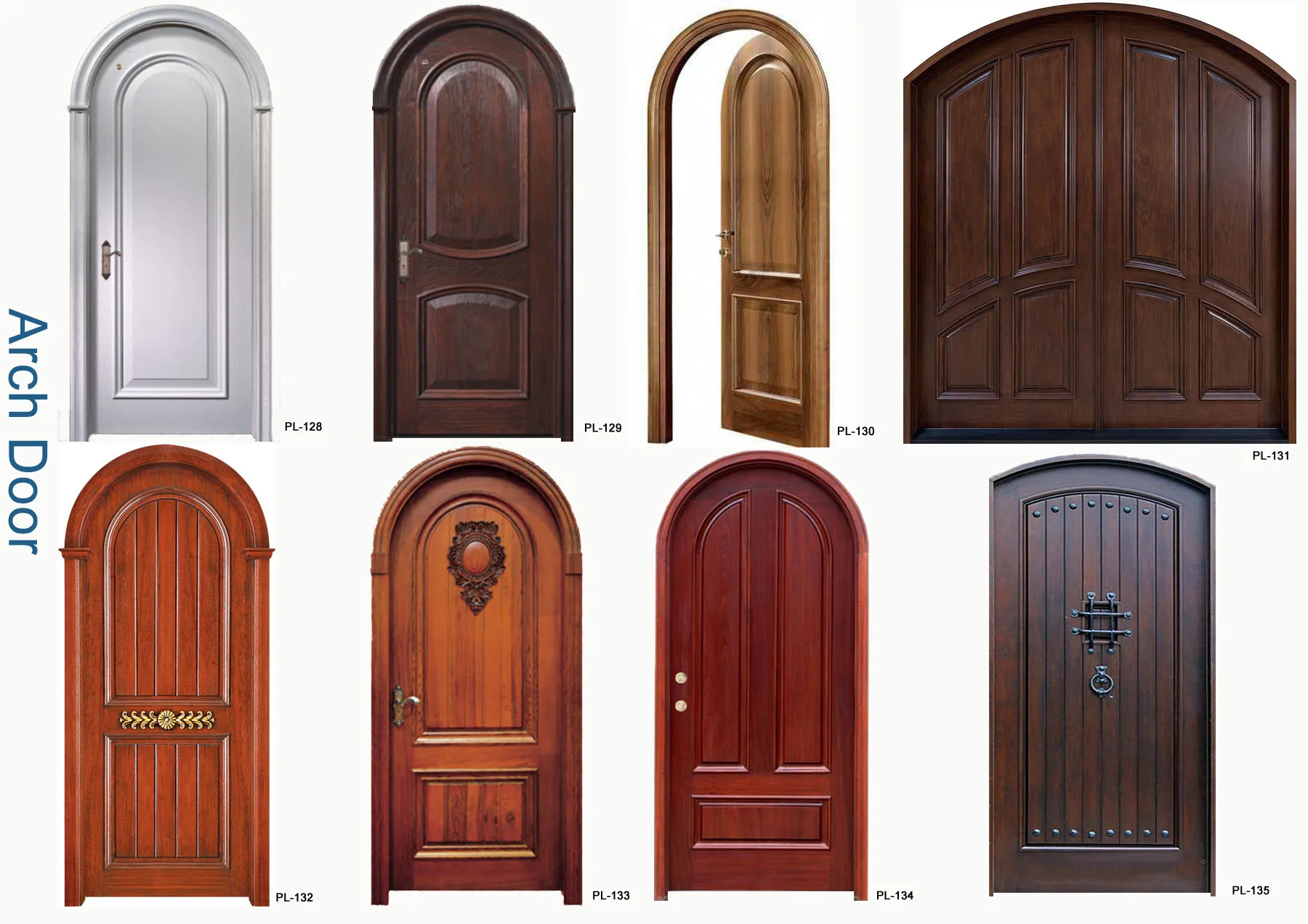 Factory sale high quality interior solid teak wood door for room