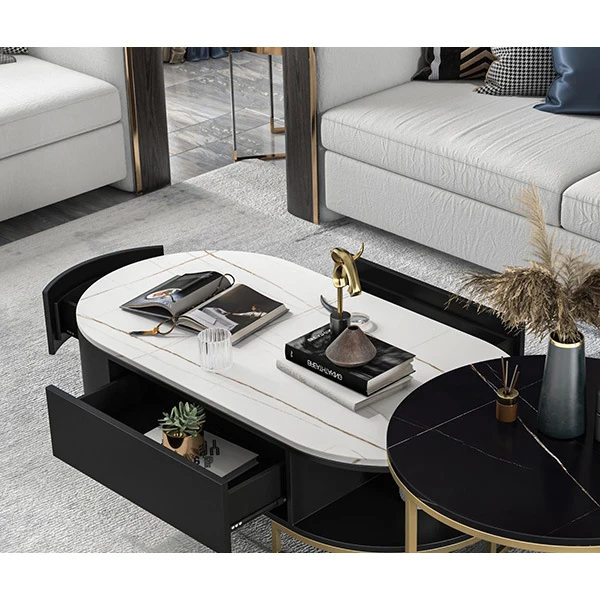 Best Quality China Manufacturer Coffee Table Transformer Rustic Retractable