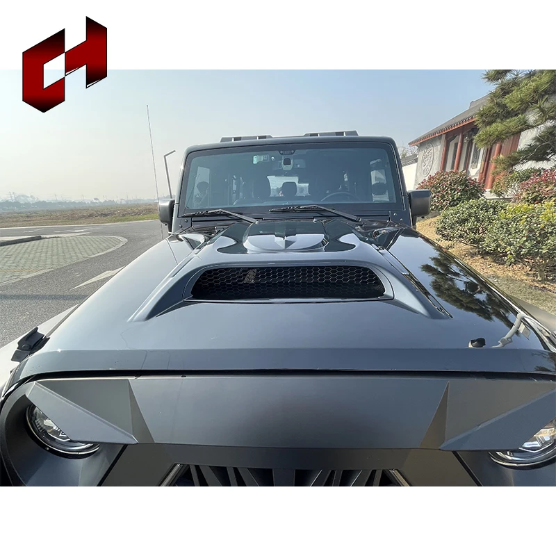 CH высокопроизводительная нержавеющая сталь Автозапчасти стальной металлический капот двигателя Мстителей запчасти капота для Jeep Wrangler JL 2018
