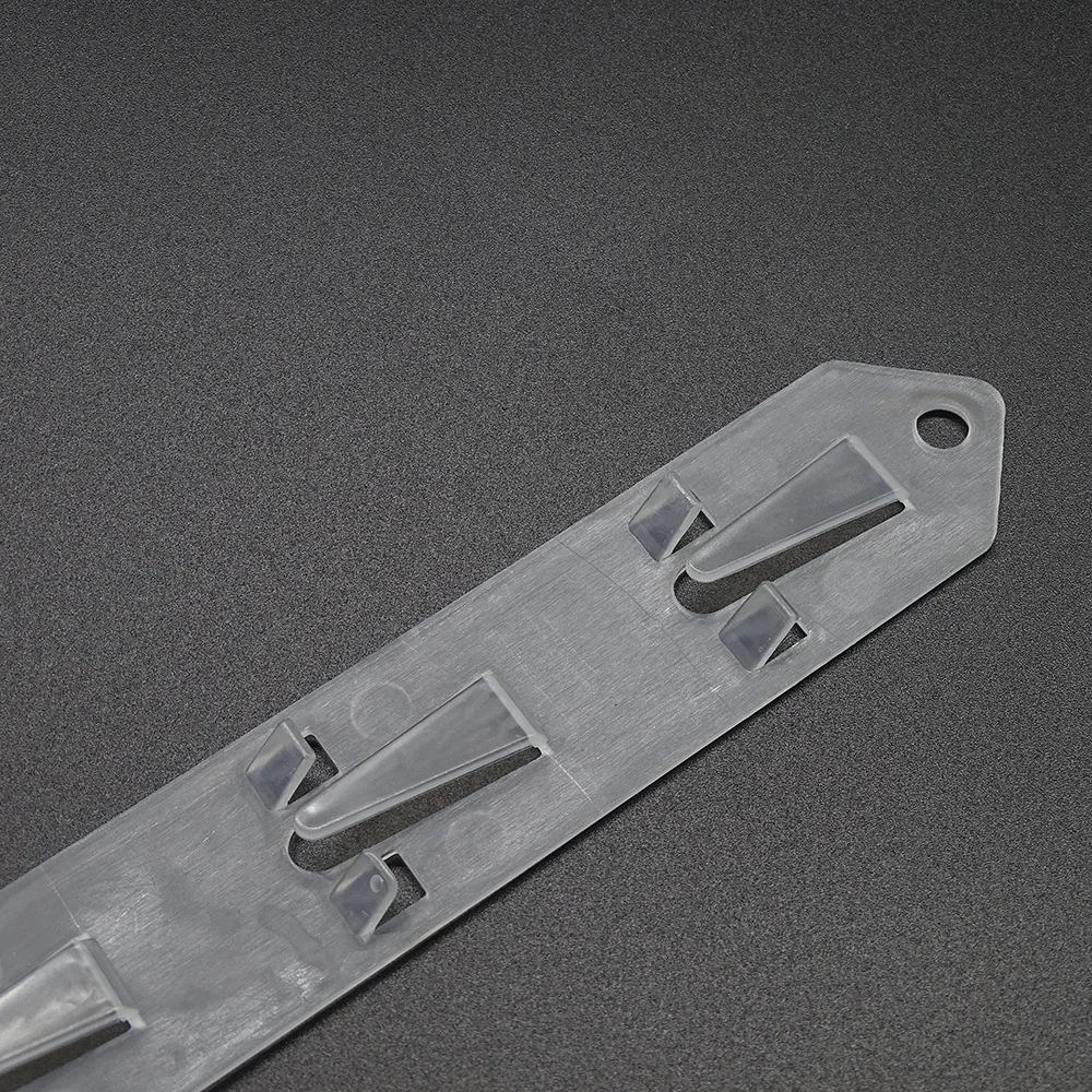 Plastic Supermarket Display Double Sided Merchandisers Strip on shelf