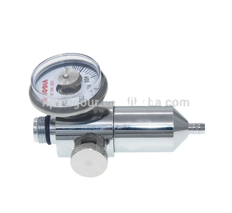 Stable Outlet pressure low pressure calibration gas cylinder pressure regulator for disposable cylinder