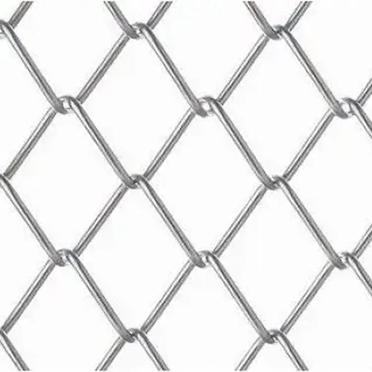 Temporary Diamond Mesh Fencing Cyclone Wire Galvanized PVC Coated Chain Link Fence