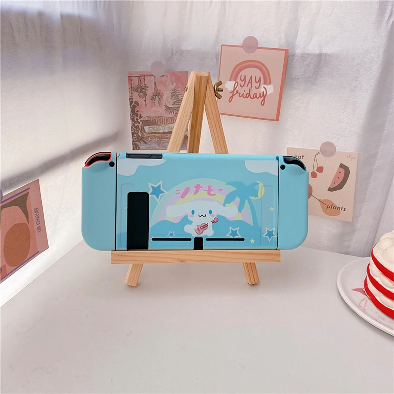 Новый защитный чехол-накладка для консоли Nintendo Switch joycon, чехол с рисунком коричной собаки для NS, мягкий чехол из ТПУ с милым рисунком