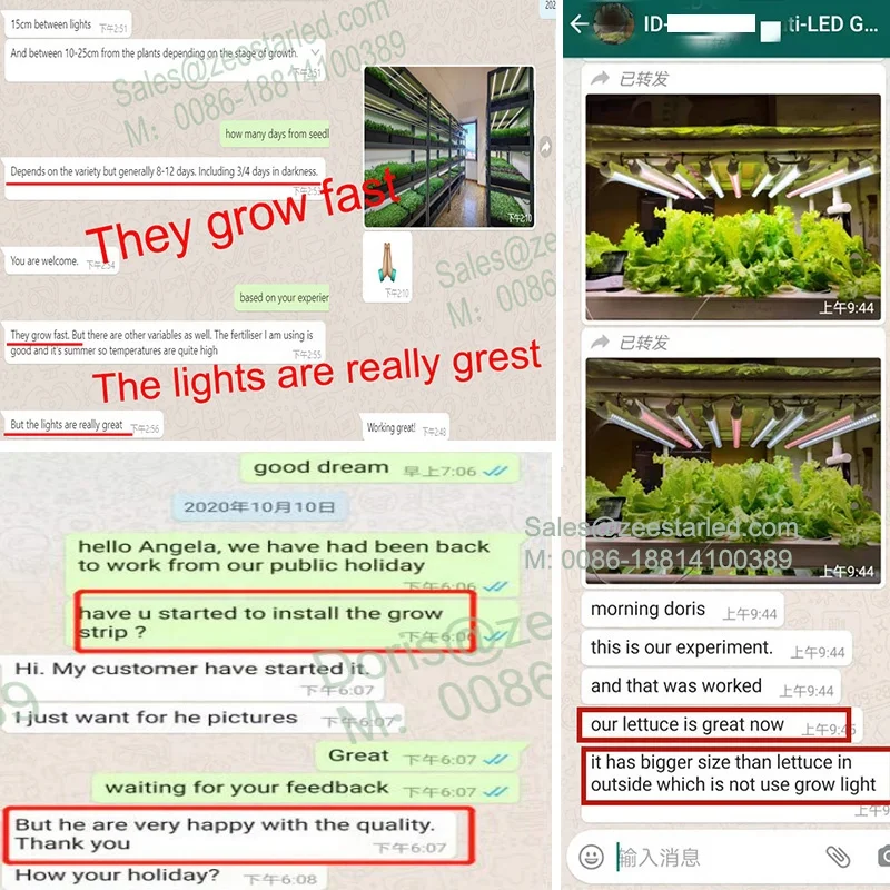 hot sale 3000k 5000k 301b 301h lm561c uv ir 4ft led grow light greenhouse