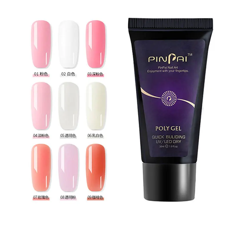Free sample 30ml nail poly gel extension gels private label poly gel