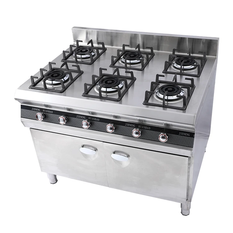 Lyroe Latest Hot Sale European Style Freestanding Stainless Steel High Quality Low Price Gas Stove With Cabinet