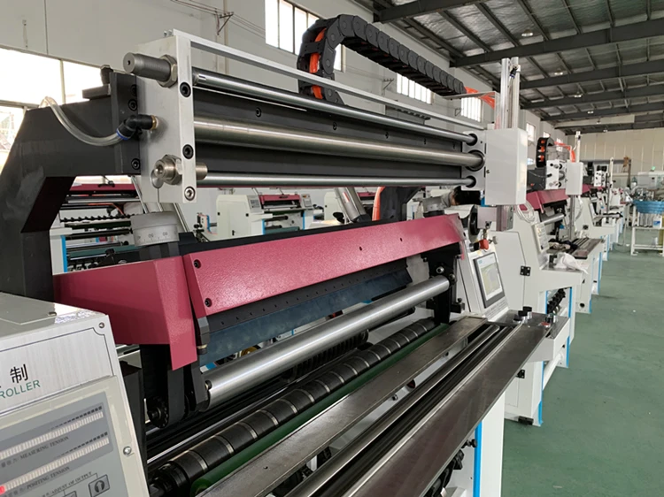 Made In China Semi Automatic POS Paper Thermal Paper Roll Slitter Rewinder Machine