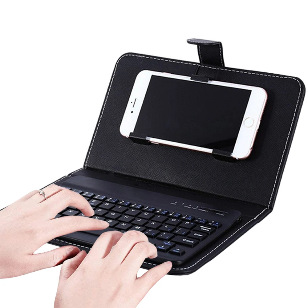 Portable Russian Spanish Portuguese Germany Mini Gaming Phone Keyboard Case for Samsung A20 A20s A50 A50S A30s A52 A70 A30s A72