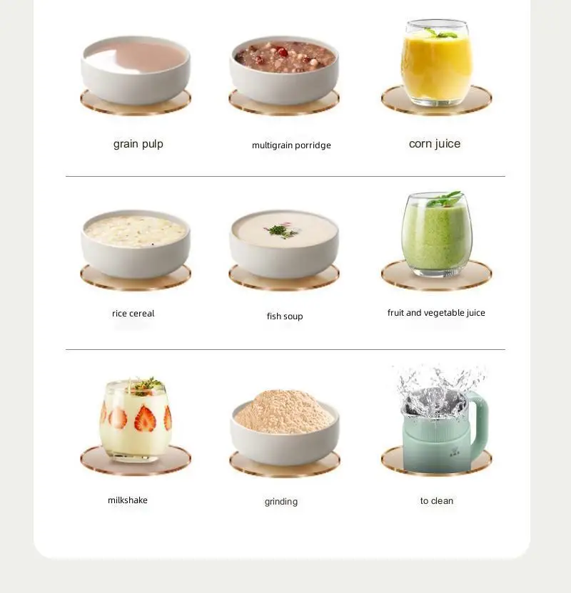 Soybean Milk Machines Making Household Tofu Mixeur Portable Soybean Milk Machines