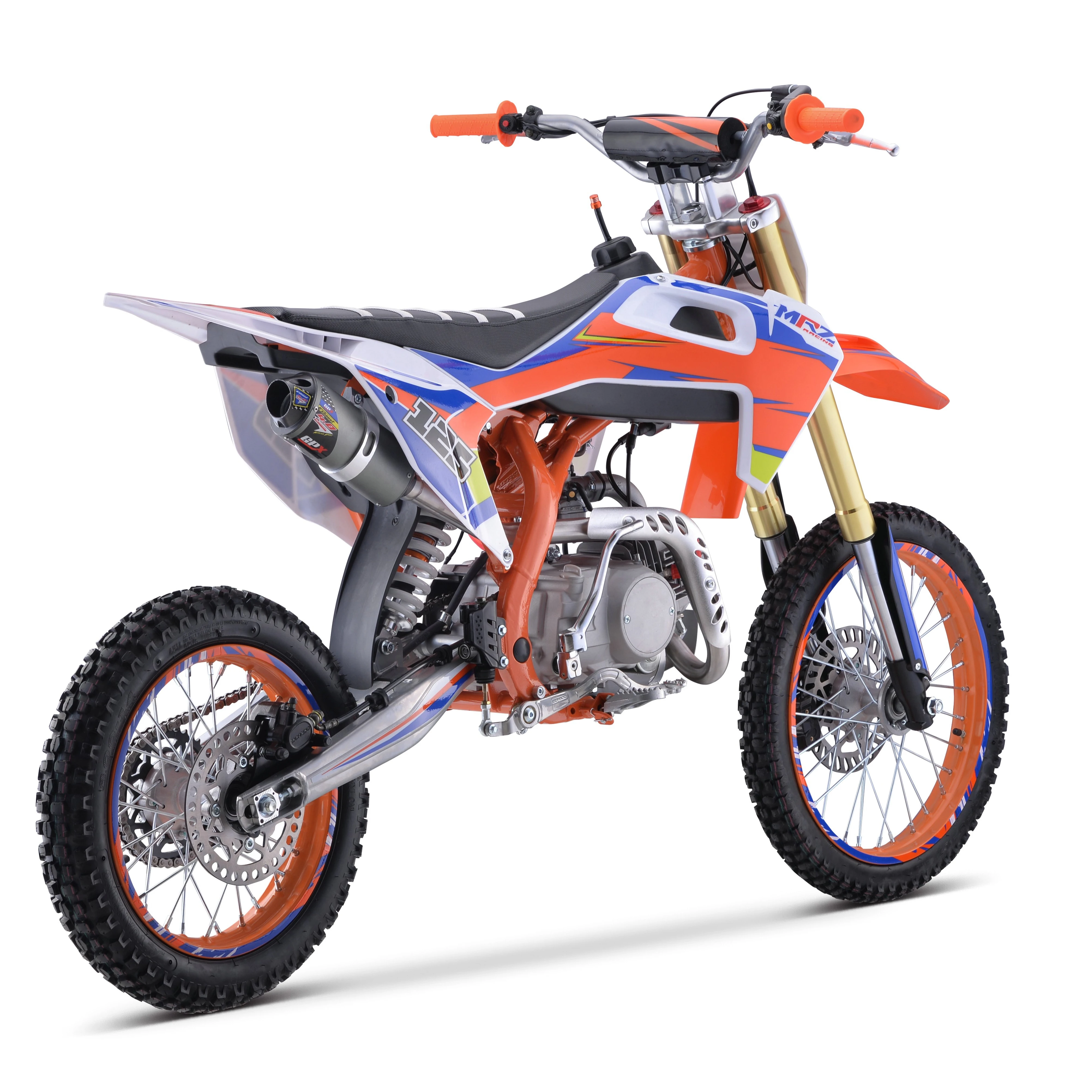Factory Supplied gasoline 125Cc mini dirt bike kick starter Chinese Motorbikes  for kids 12-16 years