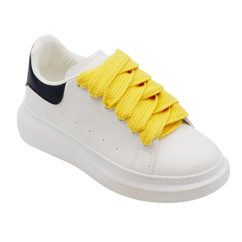 High Quality 3/4' Fat Shoe Laces 39'-55'Length Flat Thick Wide Jumbo Shoelaces Replacement Laces for Sneakers