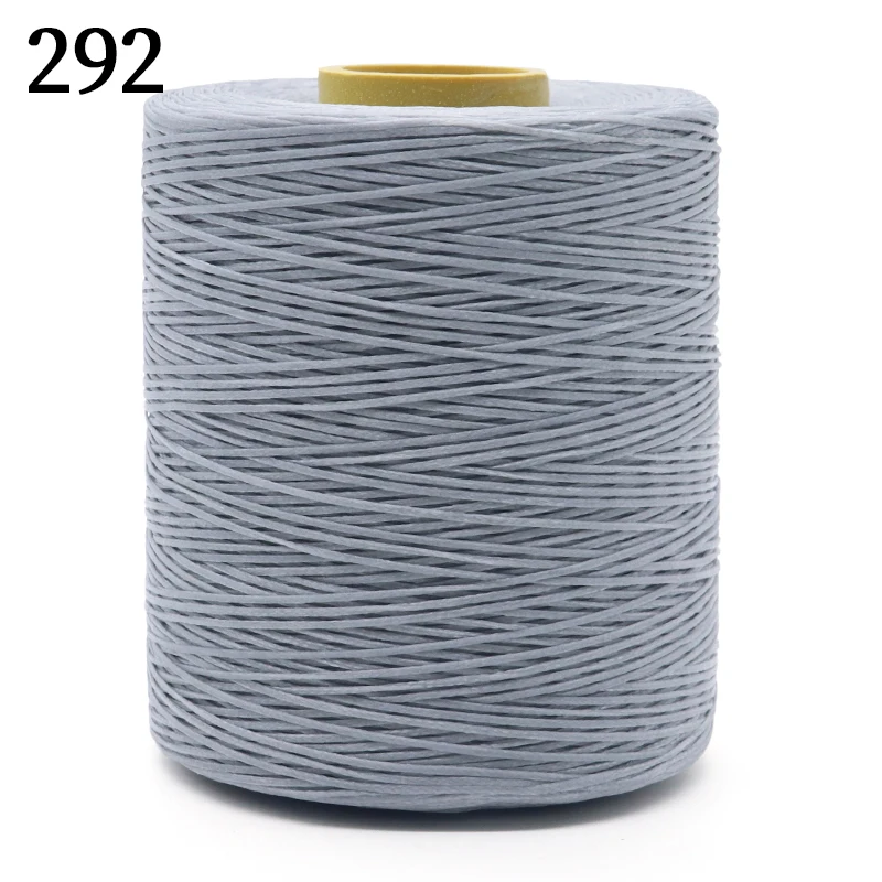 Kangfa 0.8mm 1mm Polyester Handmade Braid Waxed Waxed Thread For Leather 700M 210D/16