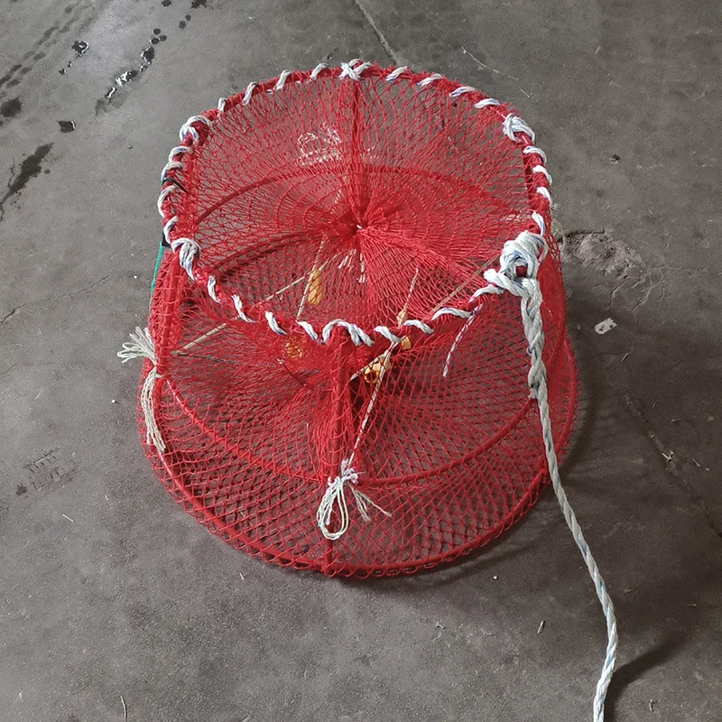 Heavy Duty Convenient Collapsible Design Folding lobster pot rectangle king crab trap