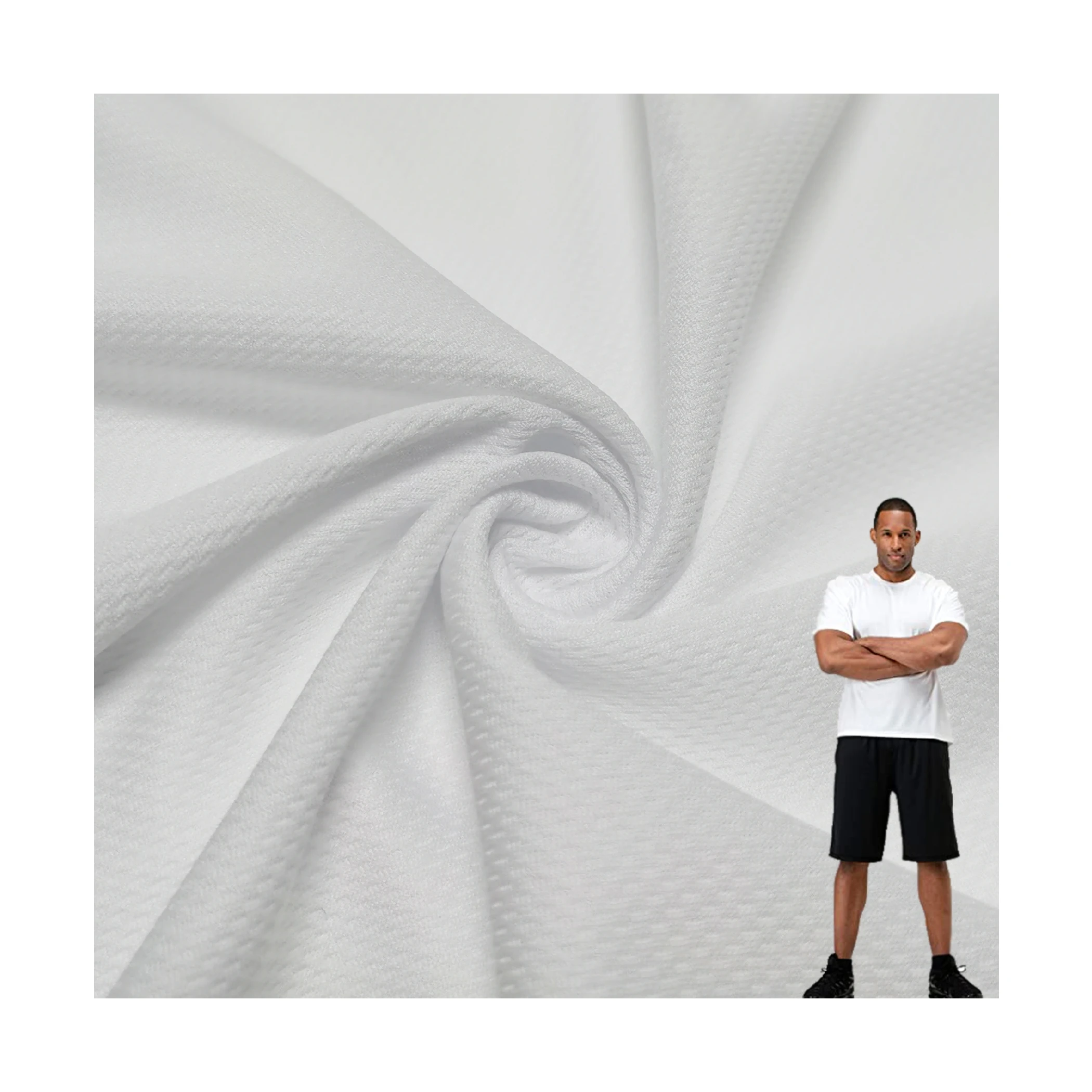 Hot Selling 100 Knitted Fabrics Sports Wear China Wholesale Dry Fit Sport Polyester Microfiber Fabric