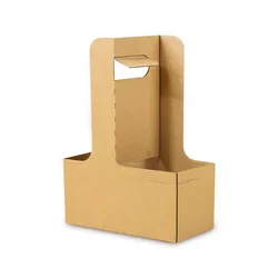 Selling Customized Paper Cup Sleeves/cup Carrier/cup Holder Sleeves Custom LOGO Printing Custom Size Accepted Packing Material