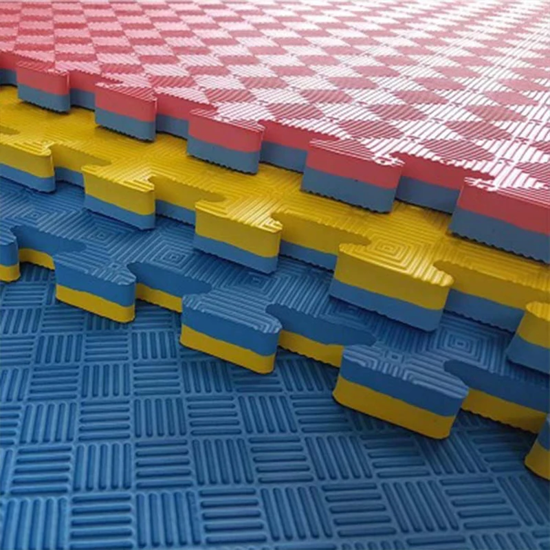 High Density Exercise Gym Non-Slip Mat Interlocking Puzzle Floor Tiles for Home Gym Flooring