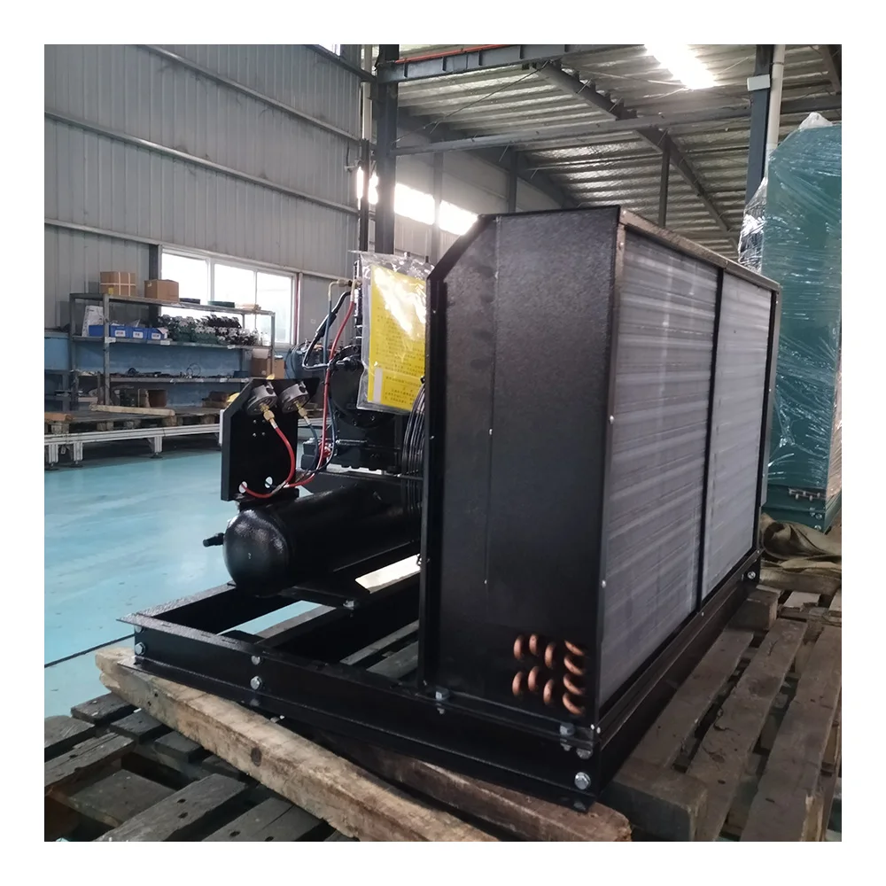 R404a R134a R507a Refrigerant Industrial Refrigeration Condensing Units Cooling Equipment For Blast Freezer Cold Room