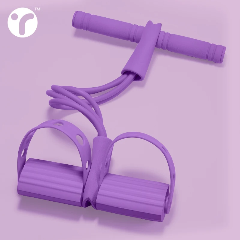 Stirrups tension god sit-ups auxiliary curls thin legs and stomach home yoga equipment elastic rope