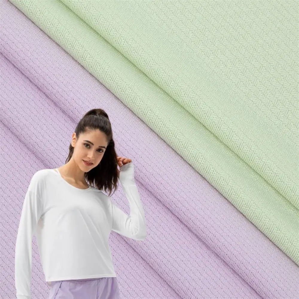 China Factory Textile 90% polyester 10% spandex 180gsm uniqlo anti-uv function UPF 50+ Uv Protection fabric for t-shirt
