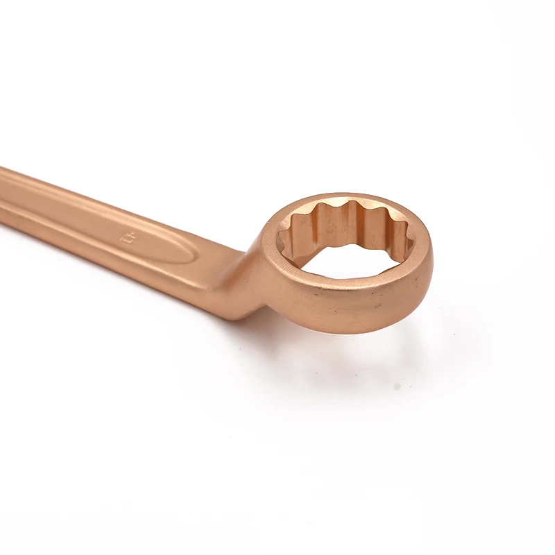 WEDO ATEX Non-Sparking Single Box Offset Wrench Aluminium Bronze or Beryllium Copper BAM/FM/GS/ISO/OHSAS Certificate