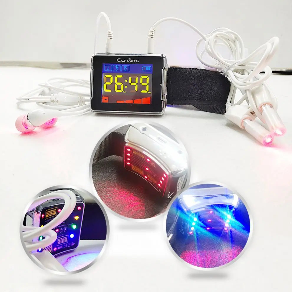 Wrist laser therapy device watch for blood pressure reduce