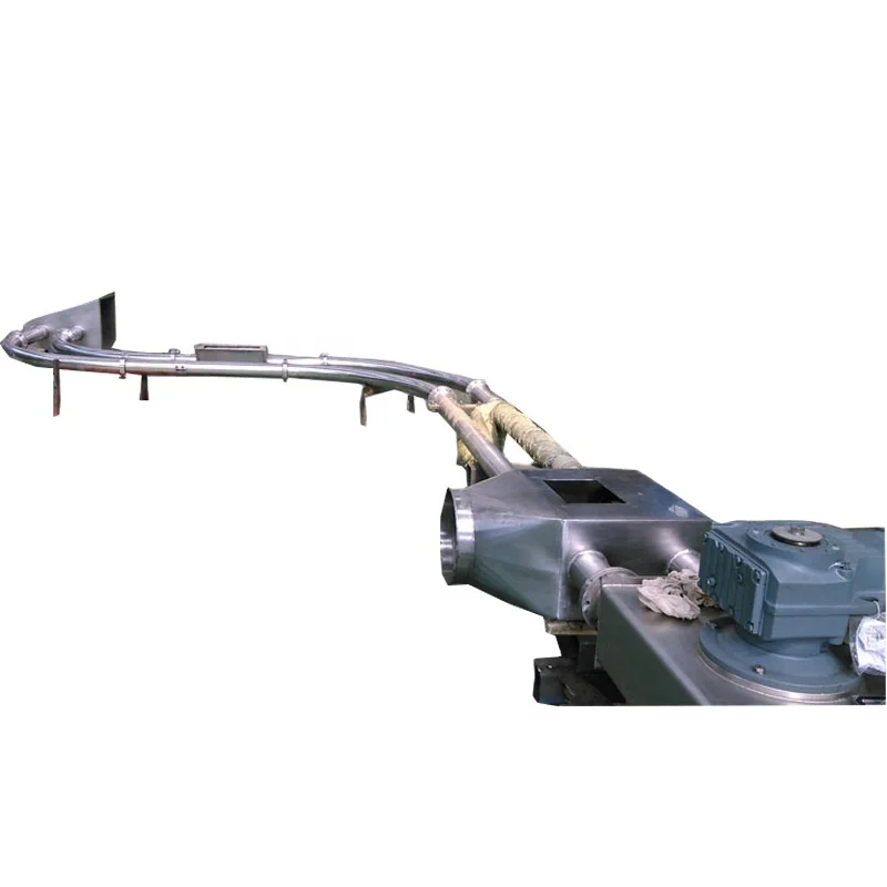 Food grade heavy-load steel pipe conveyor tubular drag chain conveyor