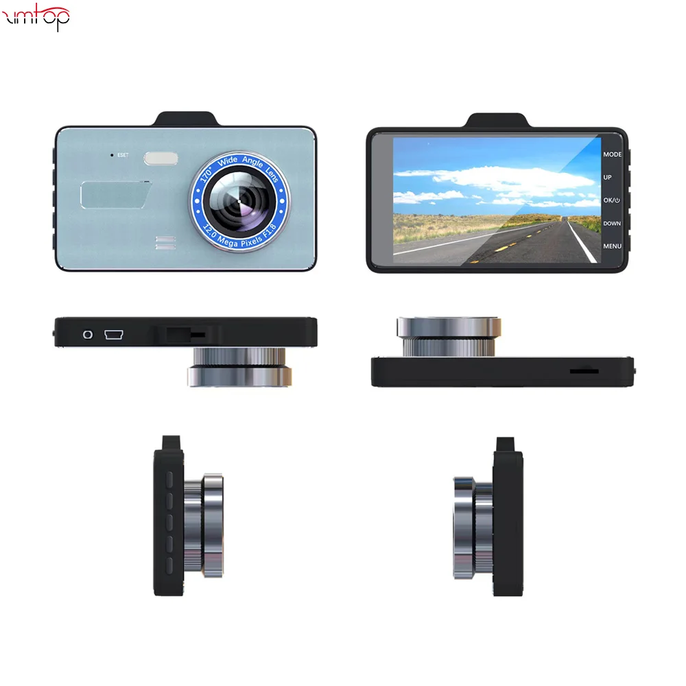 New Dash cam Driving Recorder  Dual Lens CAR DVR FHD1080P Touch Screen With Backup Rear Camera Registrar Car Video Recorder