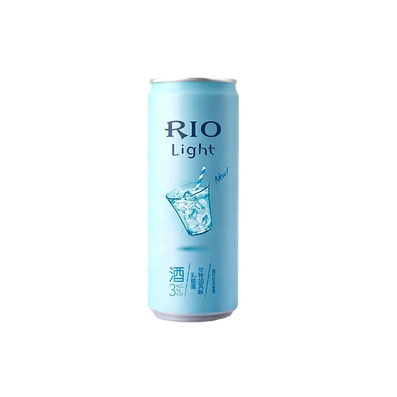 Wholesale Ruio Exotic Alcoholic Carbonated Drink 330ml Canned Fruit Flavored Cocktail Low-Fat Soda Soft Drink