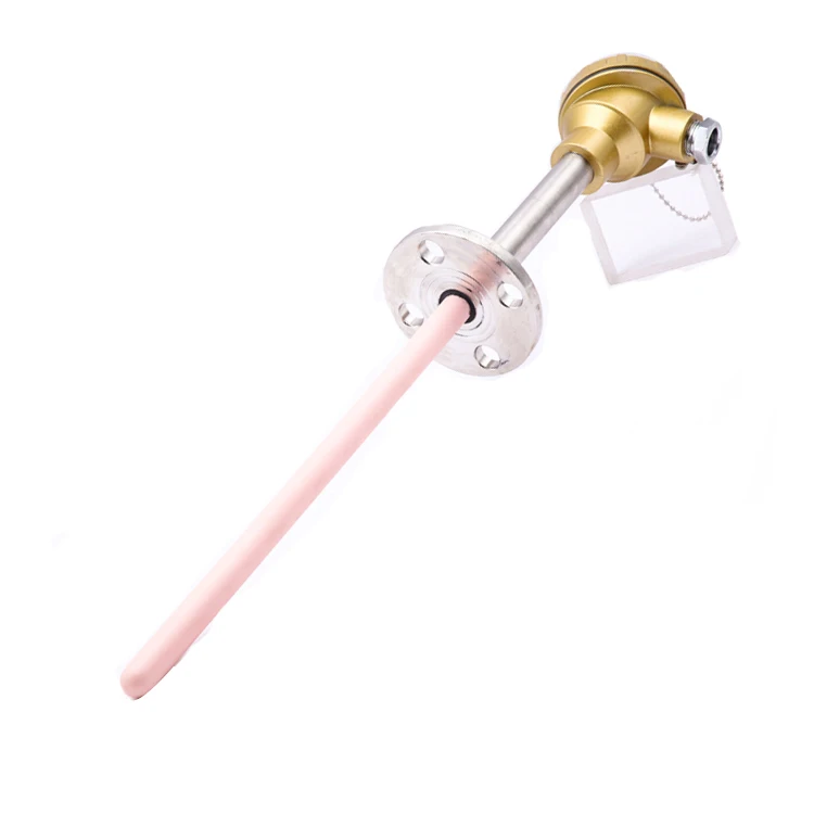 1600c ceramic tube high temperature sensor platinum rhodium thermocouple s-type