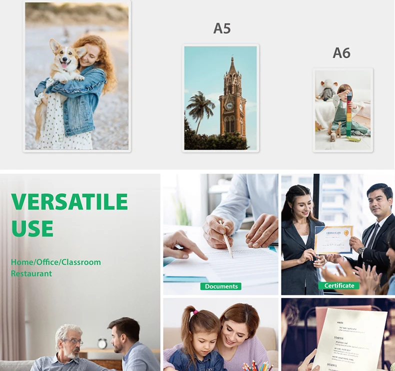 Mini hot laminator for home/office using A4 laminating machine LM2001