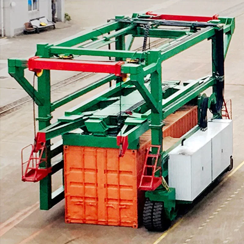 Container straddle carrier port lifting equipment 50t  45 ton straddle carrier crane for moving and lifting