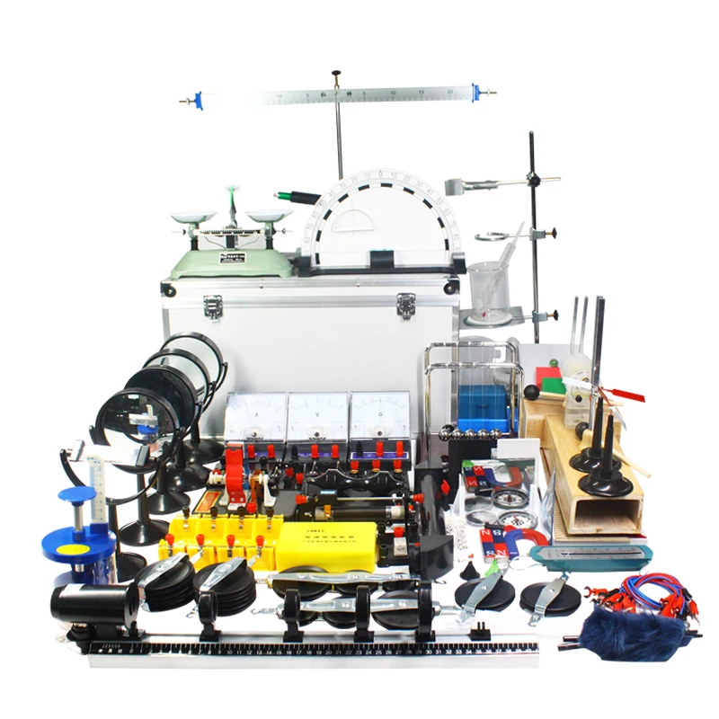 Electromagnetism Circuit Physics A full set of digital display electric meter electric experiment