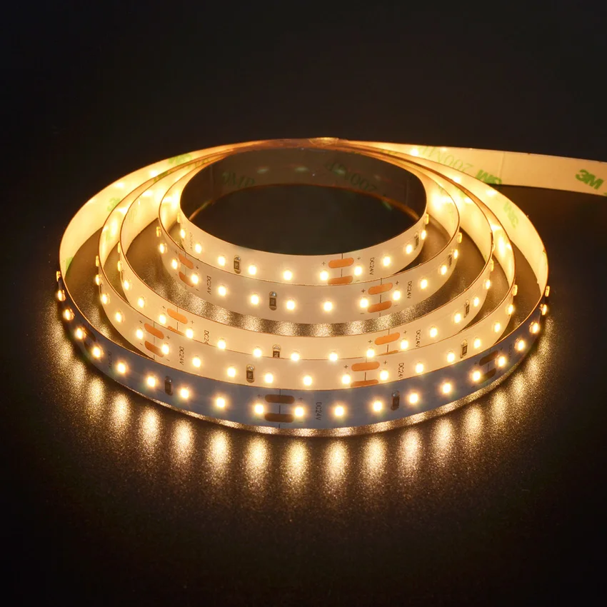 High End LED Strip SMD 2216 CRI 90 12V 120LEDs/m 24V 300LEDs/m 3000K 4000K 6000K High Brightness Flexible LED Light Tape 5m/lot