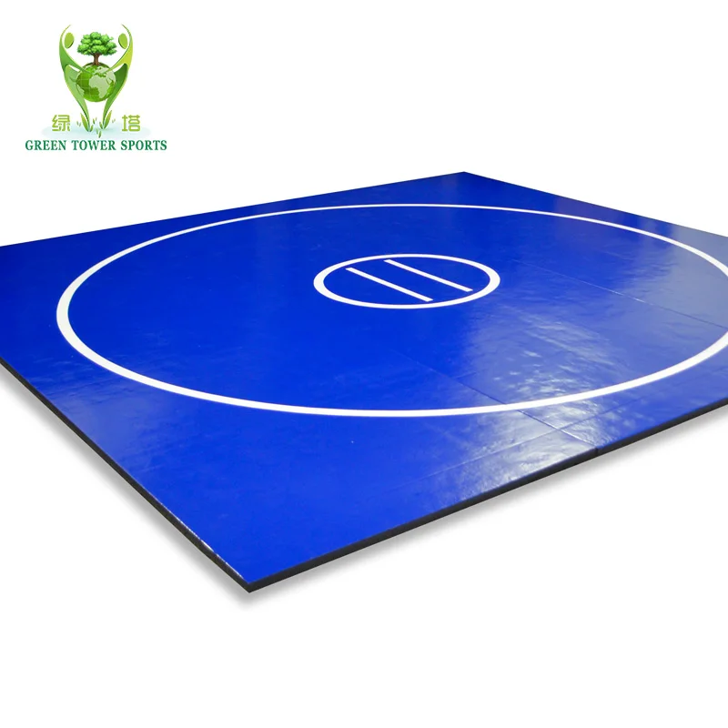 Green Tower Xpe Rollout Judo Roll Up Tatami Jiu Jitsu Carpet Foldable Wrestling Martial Arts Mats Used For BJJ