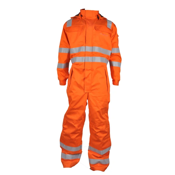 Muti-function protective north Europe winter flame retardant coverall with water resistant
