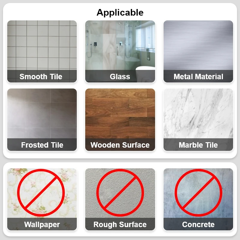 Adjustable Seamless Door Transparent Hook No Punching Bathroom Wall Hanger Hooks Double Shower Glass Door Self Adhesive Hooks