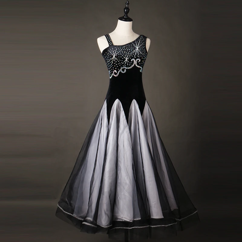 MQ024  Wholesale International Standard Competition  Ballroom Dance Dress