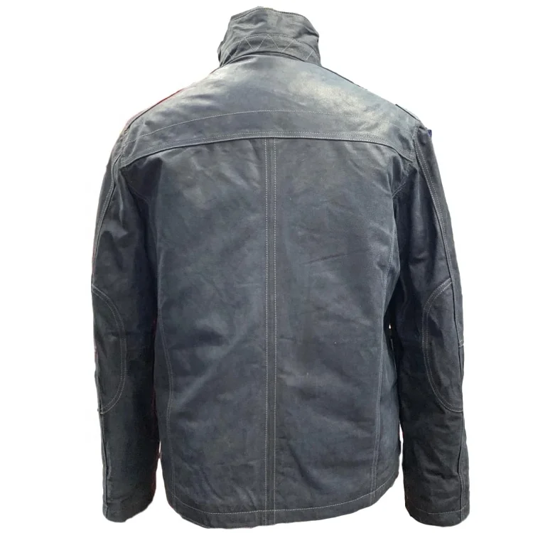 
OEM high quality overcoat thicken leather sports outdoor wind proof jacket 