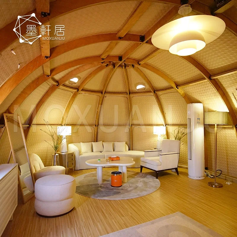 Waterproof PVC Domes Glamping Panorama Geodesic Dome Lodge House for Sale