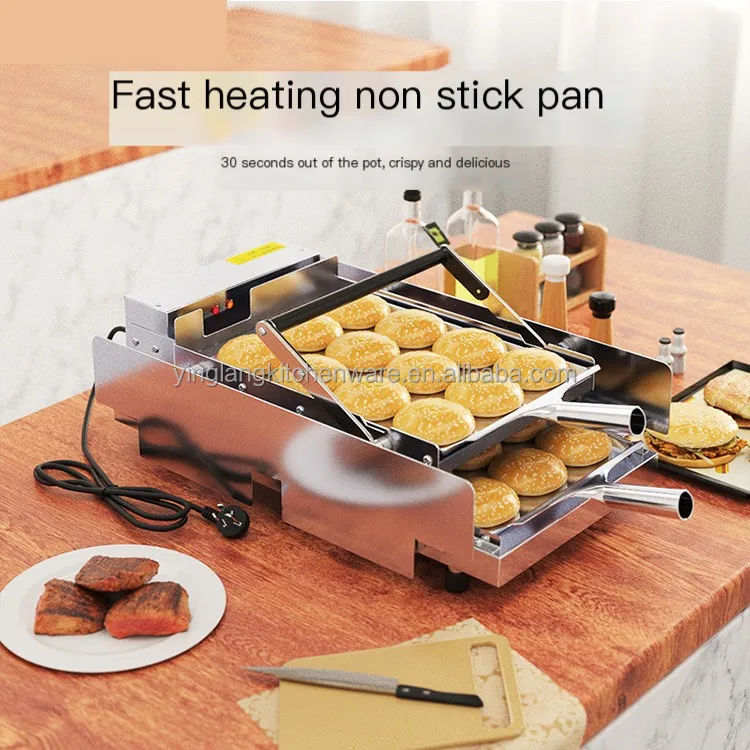 Commercial Hamburger Making Machine KFC Mcdonalds Burger Restaurant Kitchen Equipment