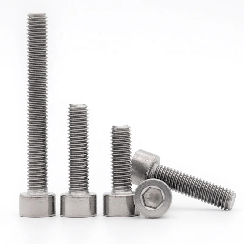 Din912 Machine Screw Hex Socket Pan Head Screw Iso7380 Titanium Bolt M3 Gr5 Iso7380 Titanium Screw