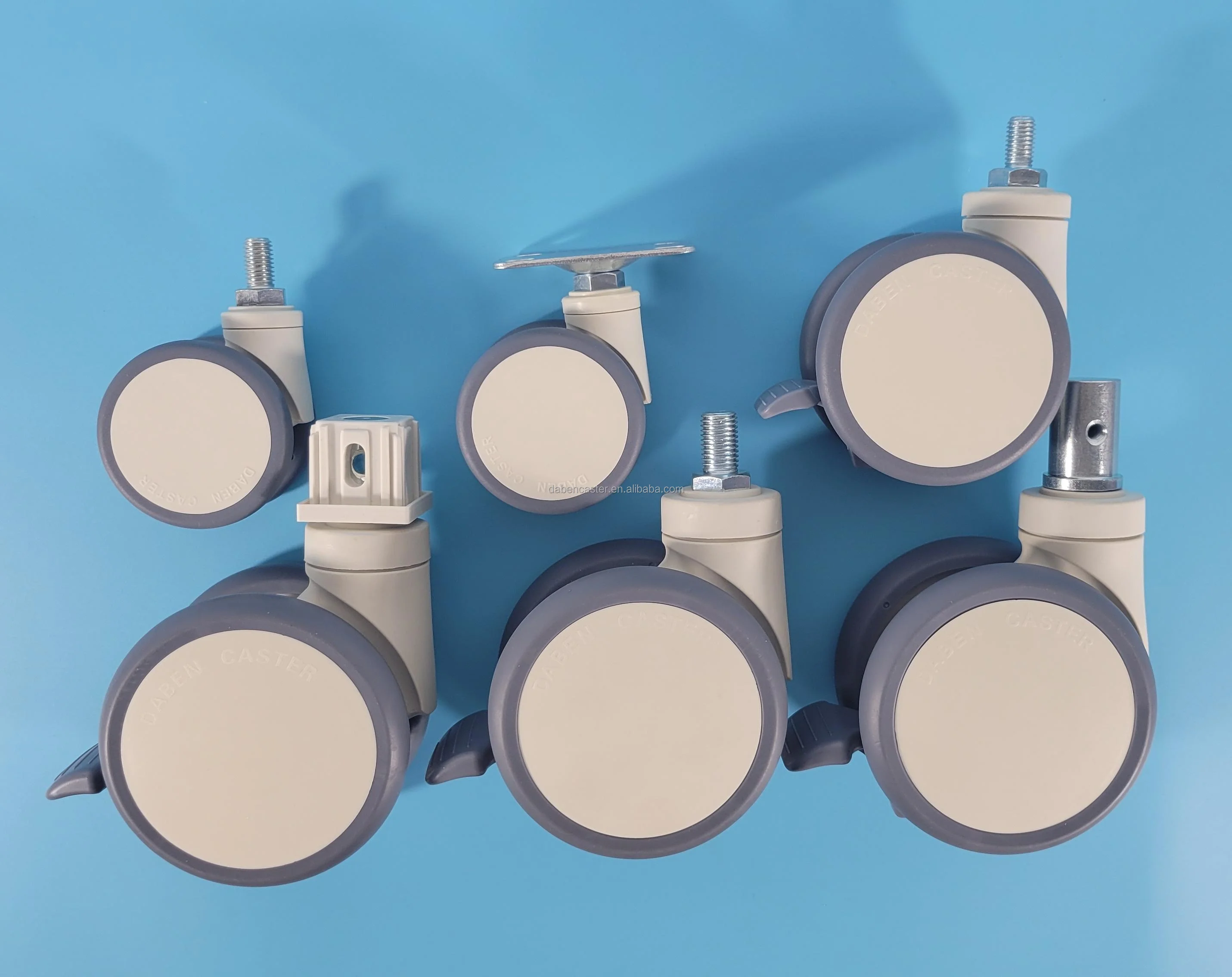 Factory Price 3 Inch  Double Wheels Furniture office Caster for hospital medical furniture Chair wheels