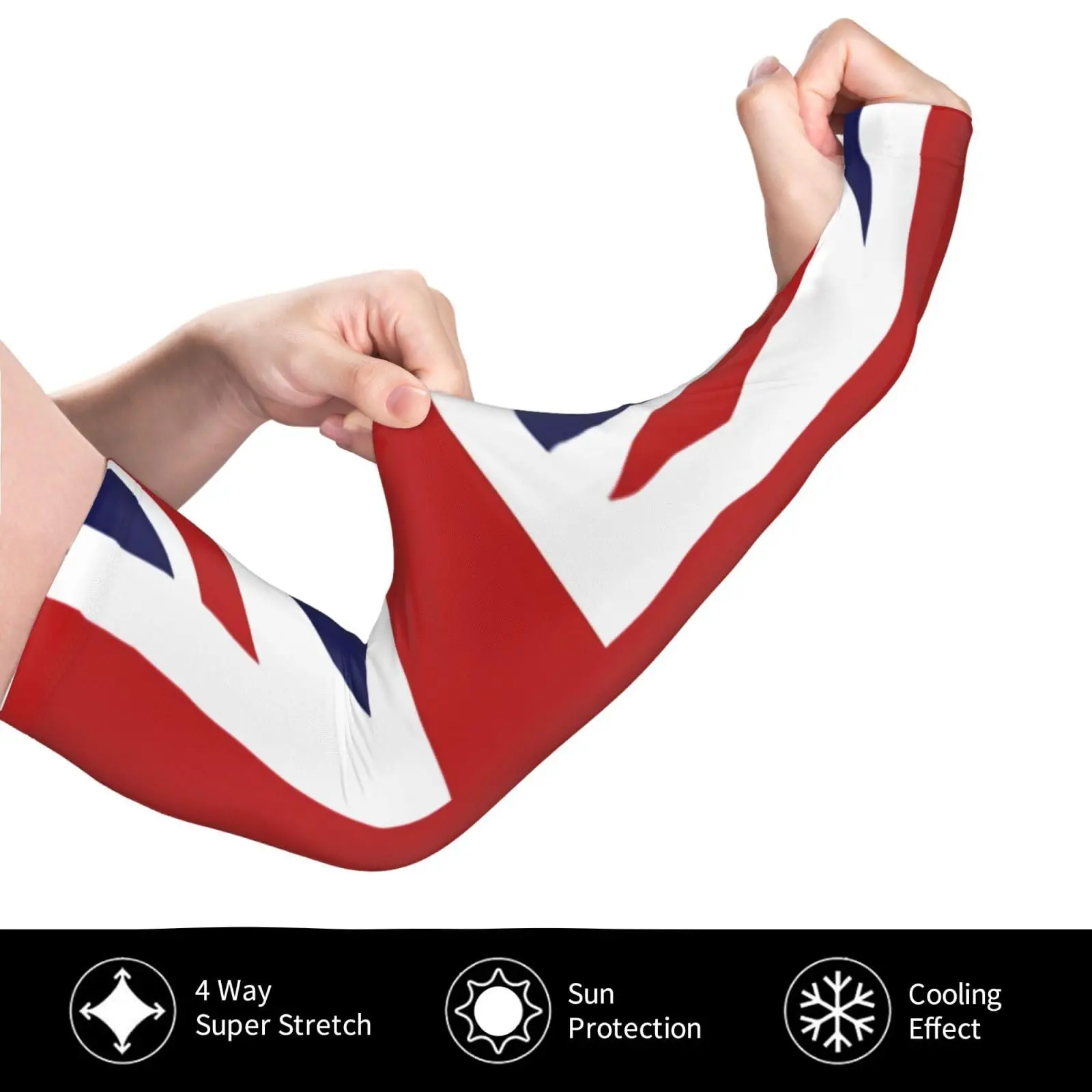 FQC Uk Flag Arm Sleeves EVA Arm Sleeve Protection for Men Basketball