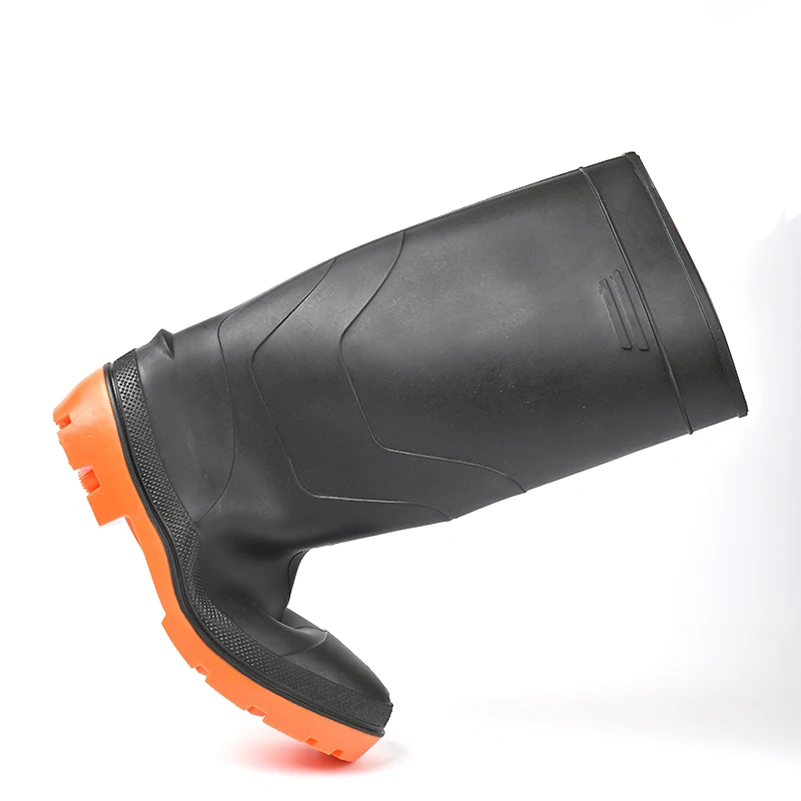 Engineering Steel Toe Rain Boots Industrial Chemical Acid And Alkali Waterproof Rain Boots Manufacturers